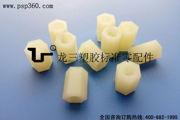 尼龍雙通六角隔離柱 M3 M4系列