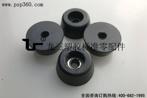 22*18*H10mm 帶墊片橡膠腳墊 配M3五金螺絲