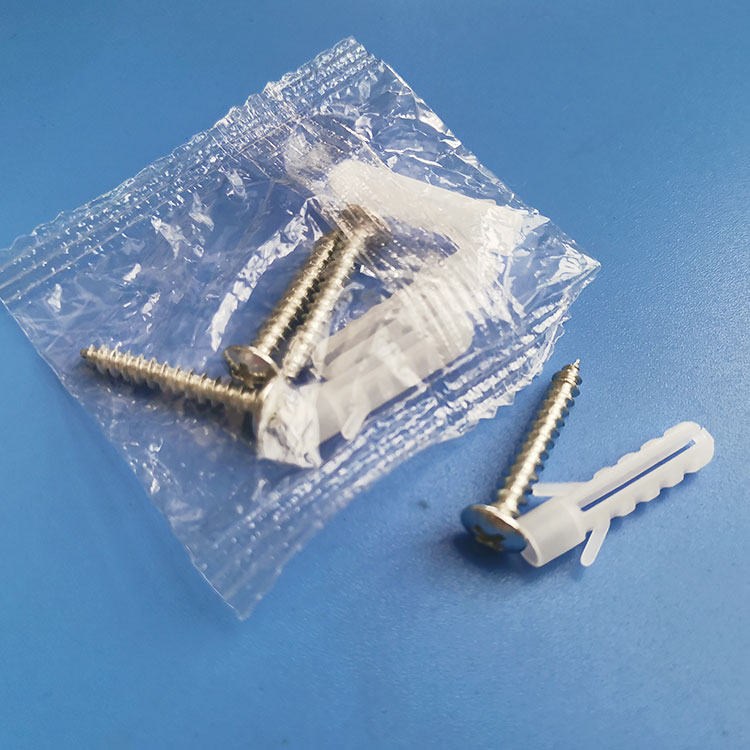 燈飾配件包自攻螺絲膨脹管墻膠壁虎6*25小飛機壁虎螺絲配件包