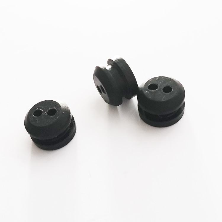R-2.2雙孔護線圈過線塞堵頭塞8MM孔卡2.5MM板