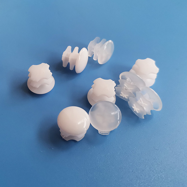 家具塑料管塞4分弧面葉片式管塞不銹鋼塑料堵頭管塞12.7mm
