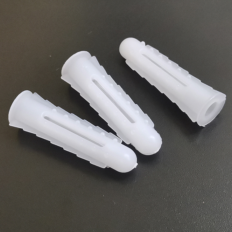 加強(qiáng)帶刺魚型塑料膨脹管 M8*40 PE材料膨脹螺栓 膨脹螺絲管