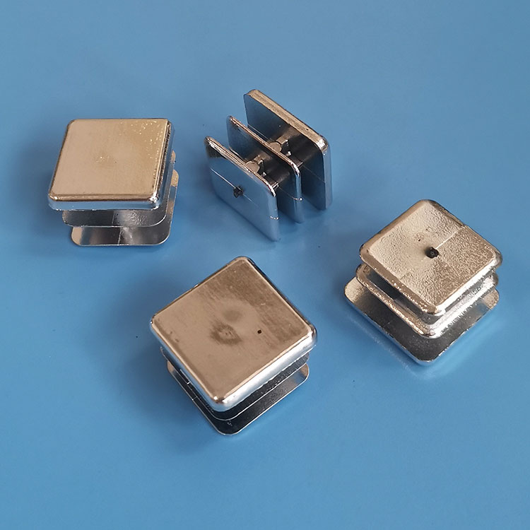 正方形管塞18*18mm白鉻 塑料堵頭 方形腳塞