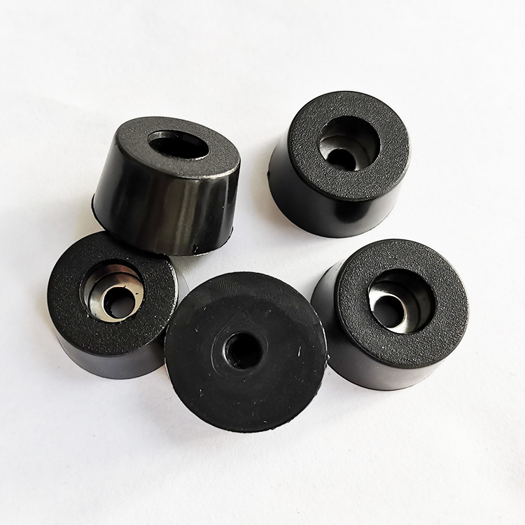 橡膠機腳腳墊 儀器設備家具機箱增高防滑耐磨腳墊25*20*13mm