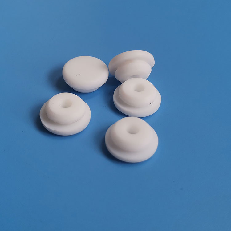T型塞子X-8乳白色硅膠孔塞卡2mm板孔開孔尺寸8mm