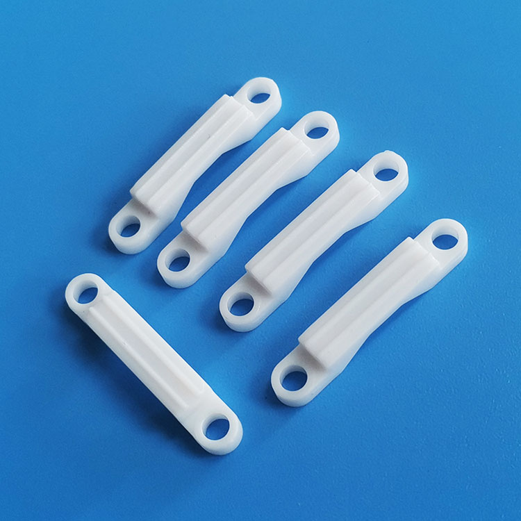 一字壓線夾白色 孔距23mm 凸型圓角壓線片 一字壓線扣