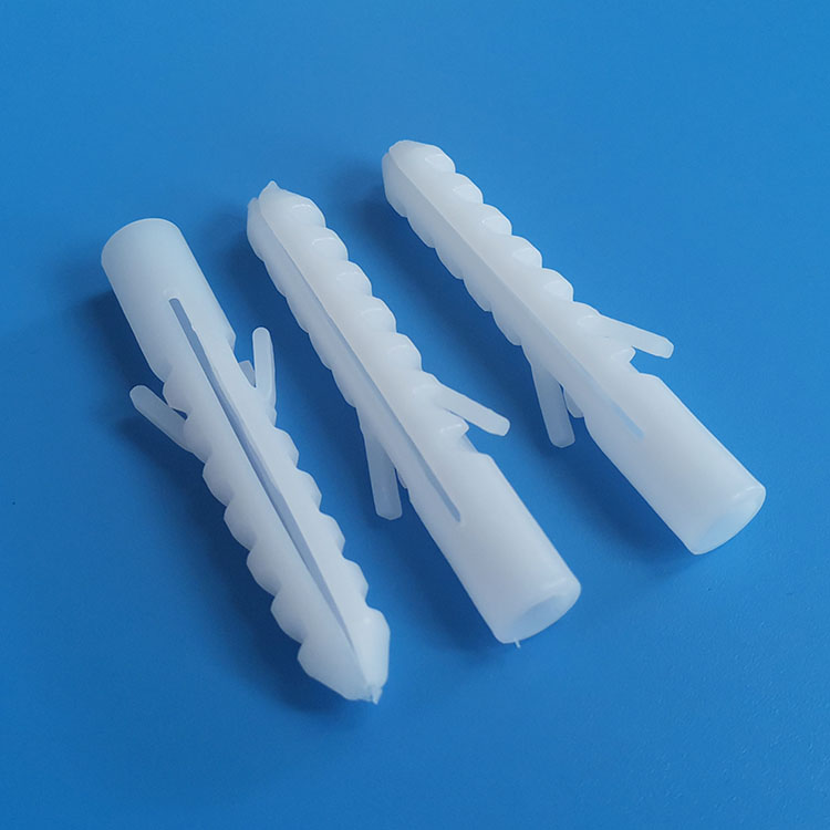 10*60mm魚尾型膨脹塞 白色膠塞 魚形壁虎適用多種墻面