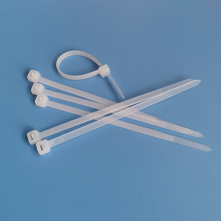 自鎖式尼龍?jiān)鷰?.6*100mm長(zhǎng)可重復(fù)使用防滑扎帶白色