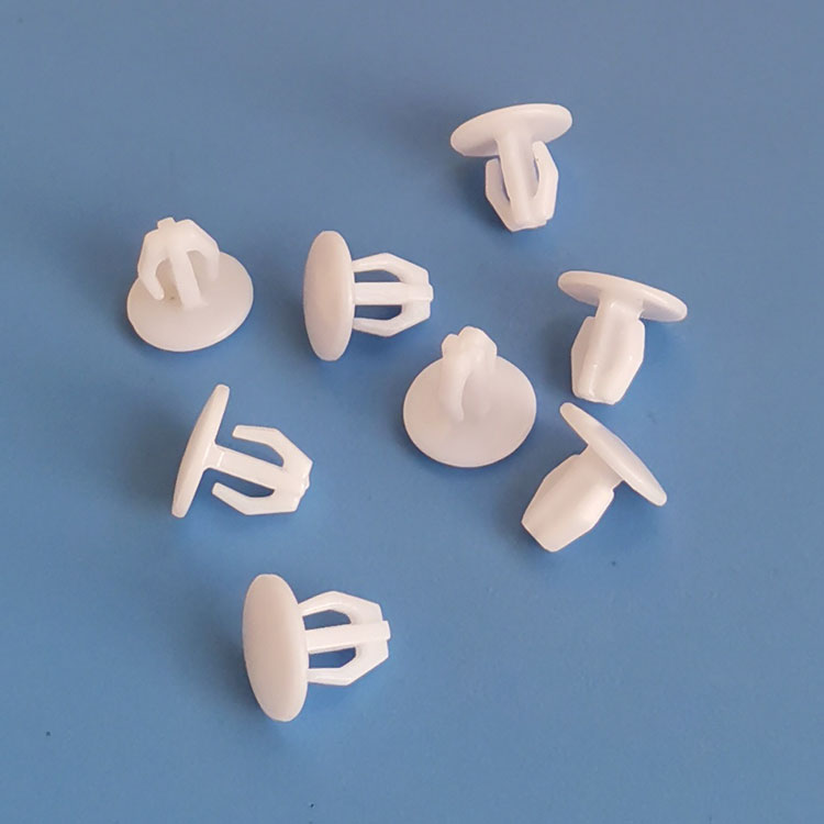 LED塑料錨形卡釘硬燈條鉚釘卡扣4*5.3白色適用于4mm孔