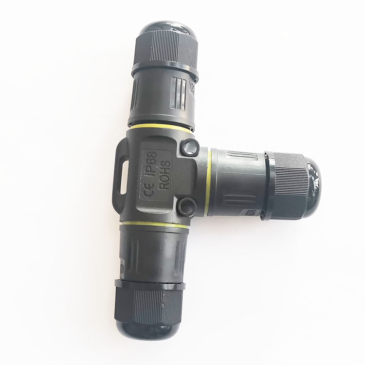M20T型連接器電線接線端子三通轉(zhuǎn)接頭戶外防水接線器
