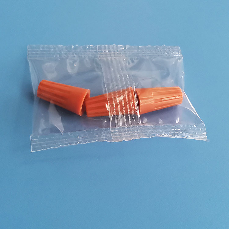 螺旋壓線帽P2(3個一包)橙色接線帽旋轉端子