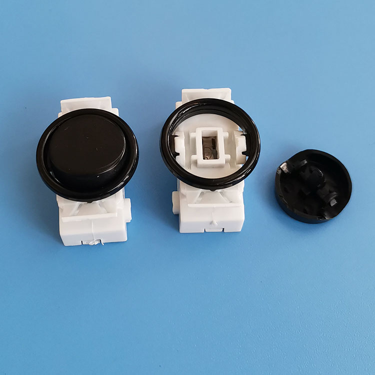 LED照明船型翹板開關707臺燈壁燈黑白灰按鈕開關