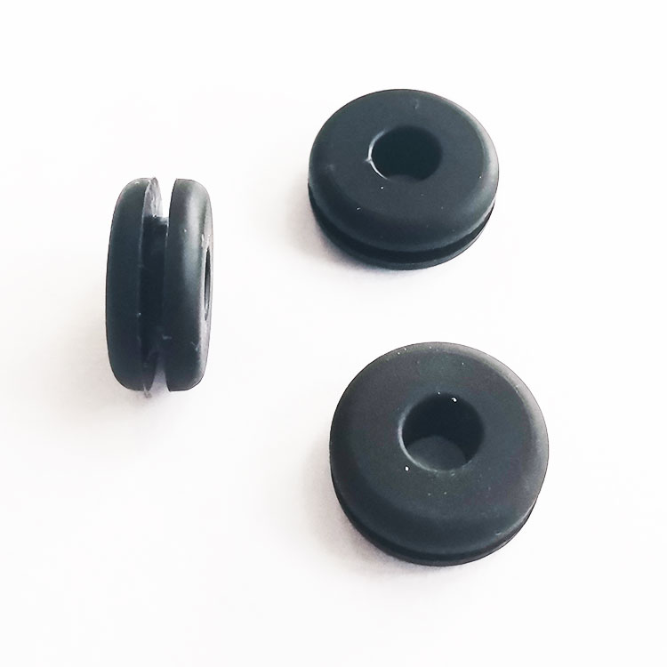 硅膠護線套K-5C9.5黑色雙面出線孔保護套適用孔徑9.5mm