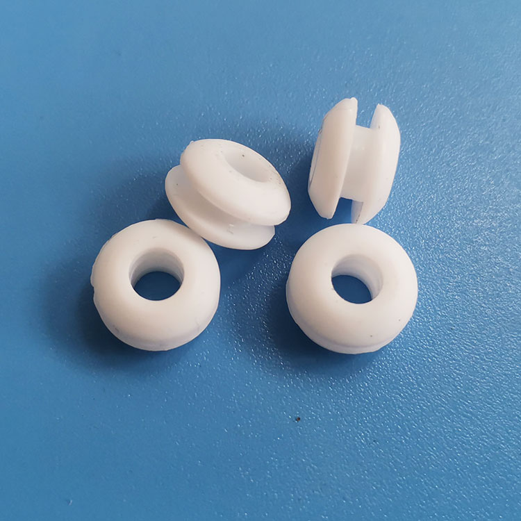 RC-4.2護線套乳白色硅膠護線圈電纜出線孔護套適用孔徑6mm