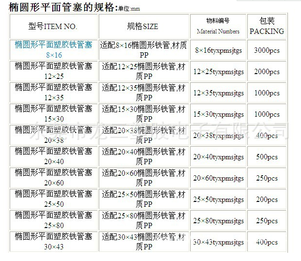 塑料內塞